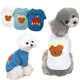 Dog Apparel Spring Summer Pet Clothes Cute Fruit Printed Cat Vest Breathable Puppy T-shirt For Small Middle Kitten Chihuahua Costume