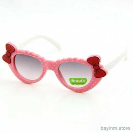 Sunglasses 2024 Childrens Eyewear Love Heart Girls Kids Sunglasses Summer UV400 Plastic Sun Glasses For Girls