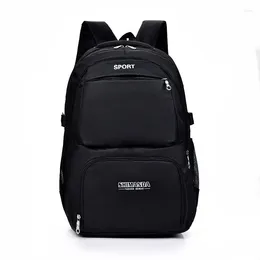 Backpack Travel Sports Large Capacity Waterproof School Students Lightweight Burden-reducing Schoolbags Men & Women