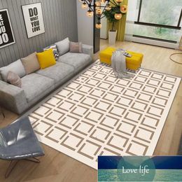 Light Lux Living Room Carpet Stain-Resistant Easy-to-Care Sofa Full-Bed Household Cooling Bedroom Carpet Absorbent Tea Table Blankets