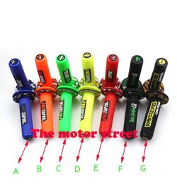 PRO TAPER Motorcycle High Quality Protaper Dirt Pit Bike Motocross 78quot Handlebar Rubber Gel Hand Grips Brake Hands Handle Gr6557119