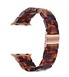 Apple Watch Resin Band 40mm38mm 44mm42mm Stylish Replacement wristbands for iWatch Series 654321SE Women Men5710033