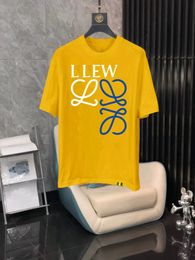 2024 Designer's new men's t-shirt with letter print, oversized short sleeved sports and casual shirt, pure cotton short sleeved t-shirt