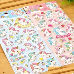 Kids' Toy Stickers Cute 3D Colorf Baby Child English Words Decor Craft Decals Super Diy Scrapbooking Sticker Book For Kids Gifts 139 Dh7Og