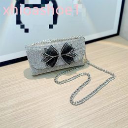 Mini Bag Luxury Designer Shoulder Bag Women's Crystal Handbag Metal Beads Sparkling Diamond Celebrity Underarm Bag Crossbody Women's Wallet Luxury Shopping 901