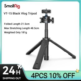 Tripods SmallRig Vigour Black Vlog Kit Compact and Stretchable with Tripod Grip Selfie Stick Mode for Multiple Scenarios 3599B