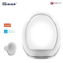 System GIRIER Tuya ZigBee 3.0 Smart PIR Motion Sensor Wireless Remote Control Motion Detector for Home Security System Hub Required