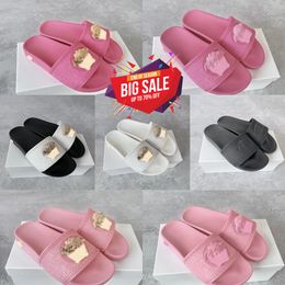 NEW Fashion Luxury designer Womens Sandals Flat Slippers Summer Beach Womens Slides channel Casual sandals