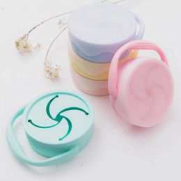 1 Pcs A Free Baby Silicone Snack Cup Portable Food Storage Box Travel Nipple Case Snacks Container With Lid 240412