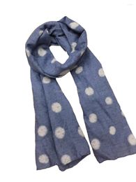 Scarves Cotton Big Dot Print Scarf Children Circle Spot Pattern Girl's Shawls Wrap Hijab