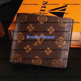 134L Top High quality designers wallets cardholder France Paris plaid style luxurys mens wallet designers women wallet high-end luxurys designers L wallet with box