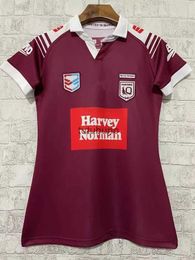 2024 Harvey Norman Womens Home/ QLD Maroons Rugby Jersey Size S--XL (Custom name and number )