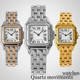 Watches women designer watches Watch high quality 22 or 27MM Sizes movement watches Stainless Steel Diamond dial Sapphire fashions Gold watchstrap Luxurys Watches