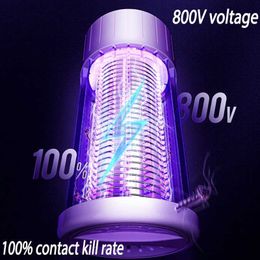 Mosquito Killer Lamps LED mosquito repellent portable mosquito repellent rechargeable camping fly repellent indoor electronic silent insecticide YQ240417