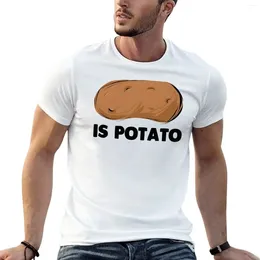 Men's Polos Is Potato Shirt Russia As Seen On Late Night Television TShirt T-Shirt Tees Blacks Vintage Short Sleeve Tee Men