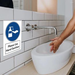 Wall Stickers Mandatory Please Use Hand Sanitiser Sign 200mm X 300mm Notice Sticker Can Be Used In Office Restaurant Cafe's Etc 2024