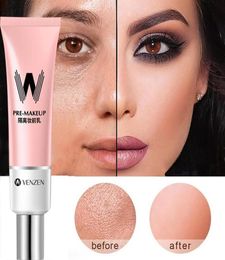 30ml VENZEN W Primer Make Up Shrink Pore Primer Base Smooth Face Brighten Makeup Skin Invisible Pores Concealer4205746