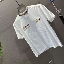 Plus Asian Size Size S-5xl Mens Designer T-shirt Casual Womens Letters Stereoscopic Printed Short Sleeve Best-selling Luxury Mens Hip Hop Clothing Brr