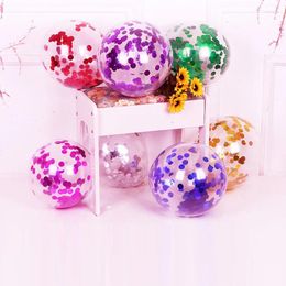 Party Decoration Aluminium Foil Glitter Confetti Balloon Birthday Wedding Venue Decorated Through Bright Sheet