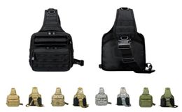 Stuff Sacks Tactical Sling Bag Hunting Camping Shoulder Backpack Molle Chest Tool Pack For Men2235476