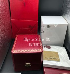 Factory Supplier Original Red Box Low Mens Watches Box Inner Outer Boxes For Roadster Baignoire Ballon Bleu Tonneau Case3048654