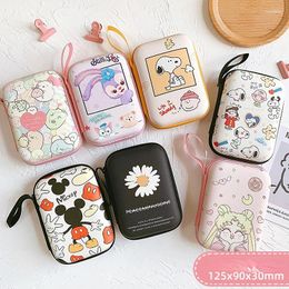 Storage Bags Cute Earphone Bag Data Cable Charger 2.5-inch Hard Disc Cartoon Box Bluetooth Zero Wallet