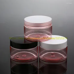 Storage Bottles 120ml Pink Cream Jar Cosmetic Packaging 120g PET Plastic Container. For Hair Membrane Or Food