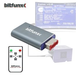 Grips Bitfunx HDMIcompatible Line Doubler Adapter Adaptor Digital to HDMI GC2HDMI for Nintendo Gamecube NGC