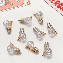 Hair Accessories Bulb Small Duckbill Clip Luminous Hairpin Female Glowing Korean Style Headwear