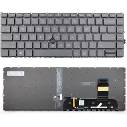 New Laptop US Layout Keyboard Without Backlight For HP EliteBook 840 G7 840 G8 845 G7 745 G7 745 G8