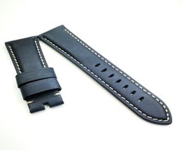 24mm 22mm 12075mm luxury high quality Blue Waxy Calf Leather Strap for PAM PANERA I Wristwatch6975785