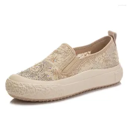 Casual Shoes 2024 Women Sneakers Comfortable Flat Mesh Breathable Non-slip Vulcanised Lady