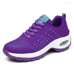 Casual Shoes Women's Sneakers Big Size Women Non Slip Platform Fashion Breathable Mesh Outdoor Walking Shoe