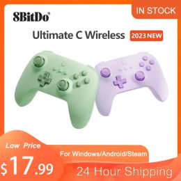 Joysticks 8BitDoUltimate C Gamepad Wireless 2.4G Connectivity Ultimate Series Simplified Version for PC, Windows 10 ,11, Steam PC