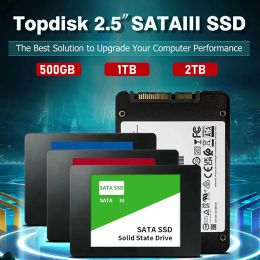 Enclosure 2TB SSD SATAIII 2.5"Ssd Hard Disk Drive 1TB 500GB High Speed Transfer Internal Solid State Drive For PC/Laptop mac