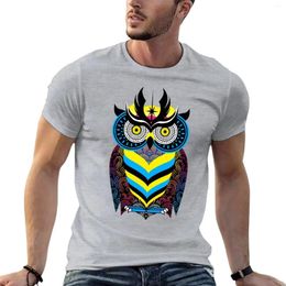 Men's Polos OwlArt T-Shirt Animal Prinfor Boys Graphics Men Clothes