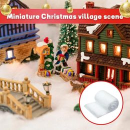 Christmas Decorations 2024 Snowfield Covers Artificial Snow Decoration For Tree Skirt DIY Winter Village Snowflakes Backdrop Decor