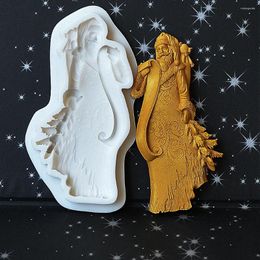 Baking Moulds Christmas Santa Claus Silicone Mold Resin Kitchen Tool DIY Chocolate Cake Candy Dessert Decoration Special