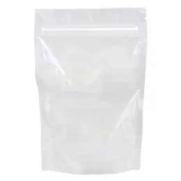 Storage Bags 100pcs Resealable Zipper Bag Food Snack Packaging Pouches Suitable For Coffee Beans