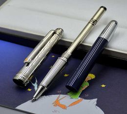Pen High quality Luxury Petit Prince Dark Blue Rollerball Ballpoint pens stationery office school supplies writing smooth with Ser9765441