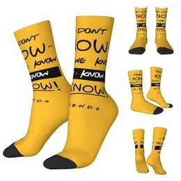 Men's Socks JOEY DOESN'T SHARE FOOD TV Show Cosy Unisex Cycling Happy 3D Printing Street Style Crazy Sock