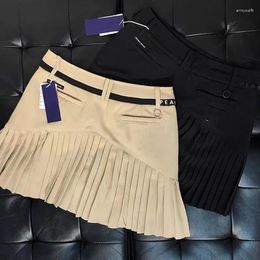 Skirts 2024 WZRY Brand Golf Fashion Casual High Quality Sports Luxury Bag Hip Skirt Quick Drying Women's Bottom