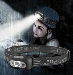 Headlamps 5 Modes Waterproof USB Rechargeable LED Headlamp Headlight Head Lamp Torch Lantern For Outdoor19823210