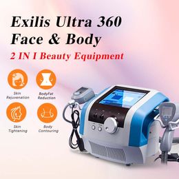 Portable 2 in 1 Exili Ultra 360 Body Slimming RF Face Skin Tightening Machine Radio Frequency Equipment