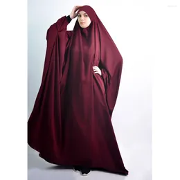 Ethnic Clothing Turkey Robe Abayas Women Muslim Prayer Garment Overhead Abaya Eid Hooded Kaftan Islamic Pray Dress Ramadan Jalabiya Caftan