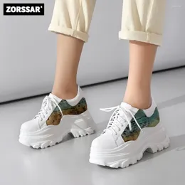 Casual Shoes Women Platform Chunky Sneakers 2024 Spring Autumn Mesh Wedges Ladies Wedge Sports Dad Woman Vulcanized