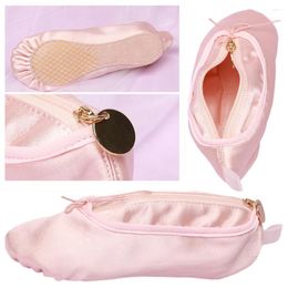 Cosmetic Bags Ballet Shoe Personalized Makeup Bag Pink Travel Soft Organizer Creative For Dancers And Lovers