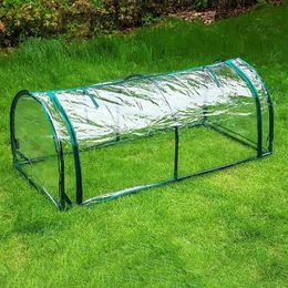 1pcs Small Greenhouse for Outdoor Indoor Plant Portable Mini Greenhouse Tent Gardening Backyard Plant Flower Greenhouse Cover 240318