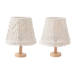 Table Lamps Nordic Lamp Nightlight Tapestry Bedside For Office Living Room Study Tabletop