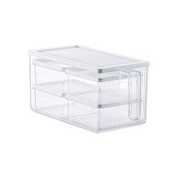 Wholesale Storage Box With Sealing Lid Fridge Kitchen Washing Food Case Stackable Organiser OSpace ZP141